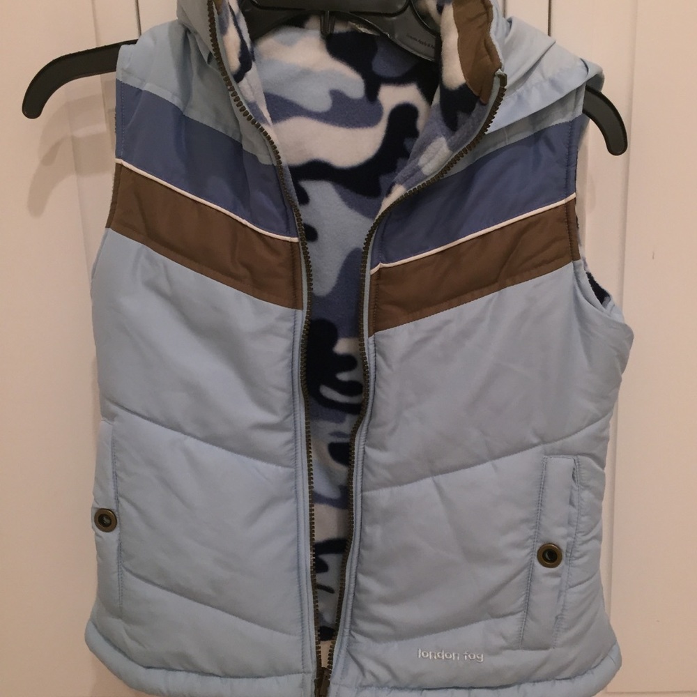 Girls London Fog Reversible Vest